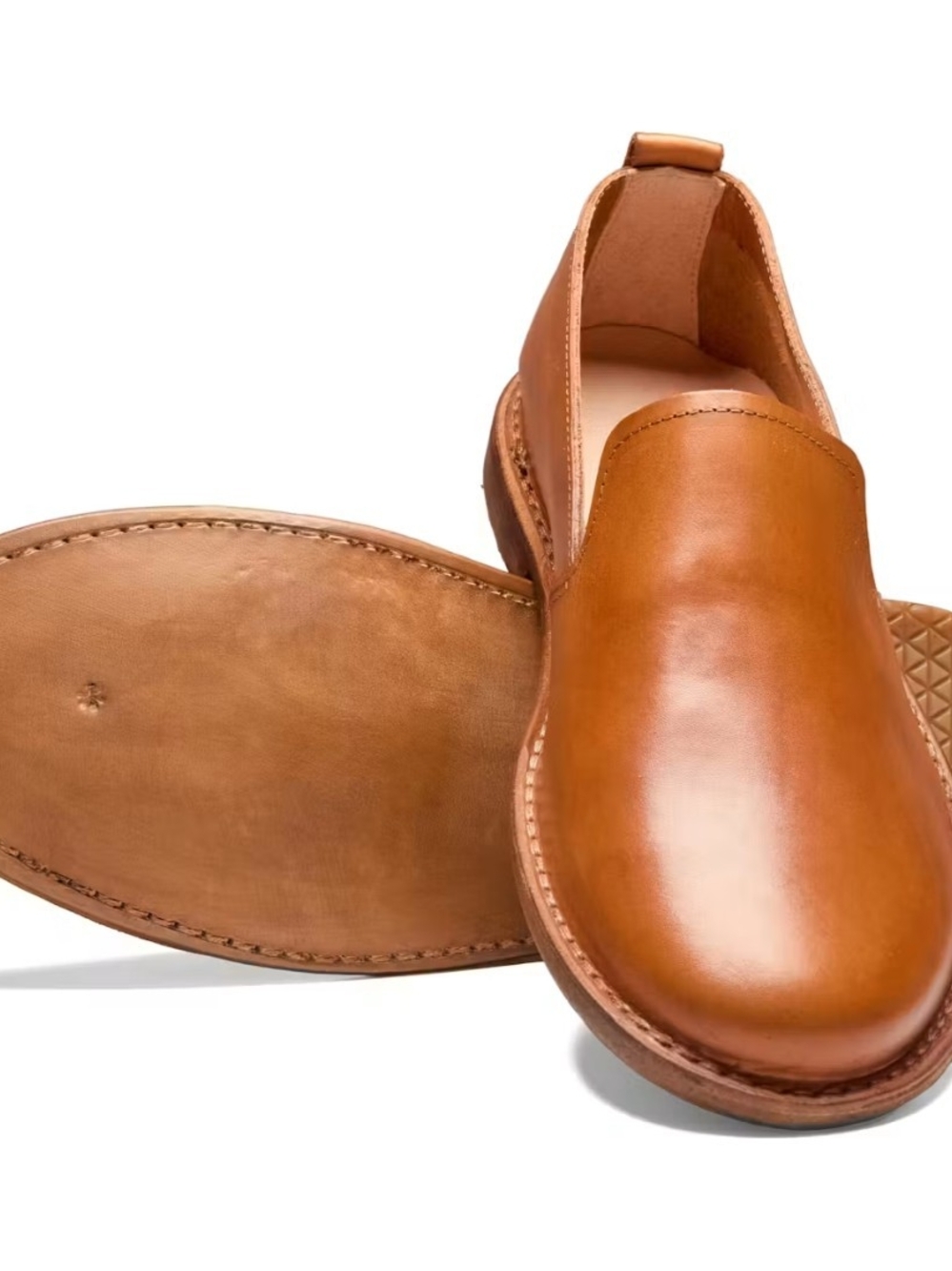 Astorflex 1820 Patnoflex Travel Loafer EU 42 Tan Leather Italy Quiet Luxury
